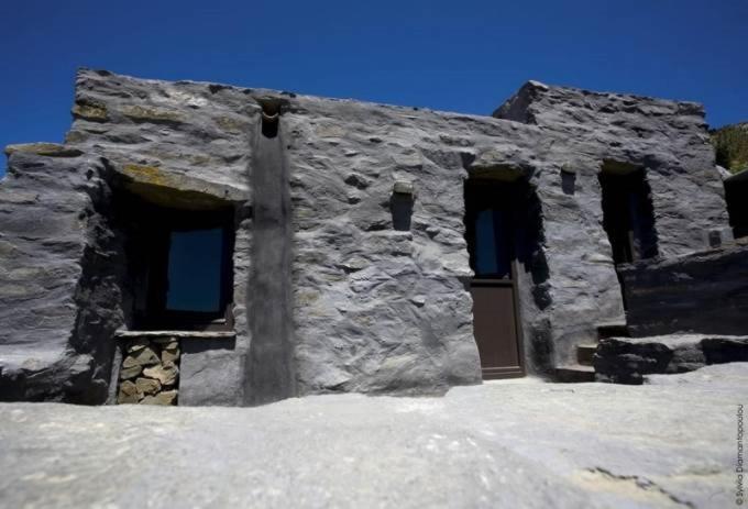 Alonaki Tinos Rental Cottage House Skaladhos Bagian luar foto