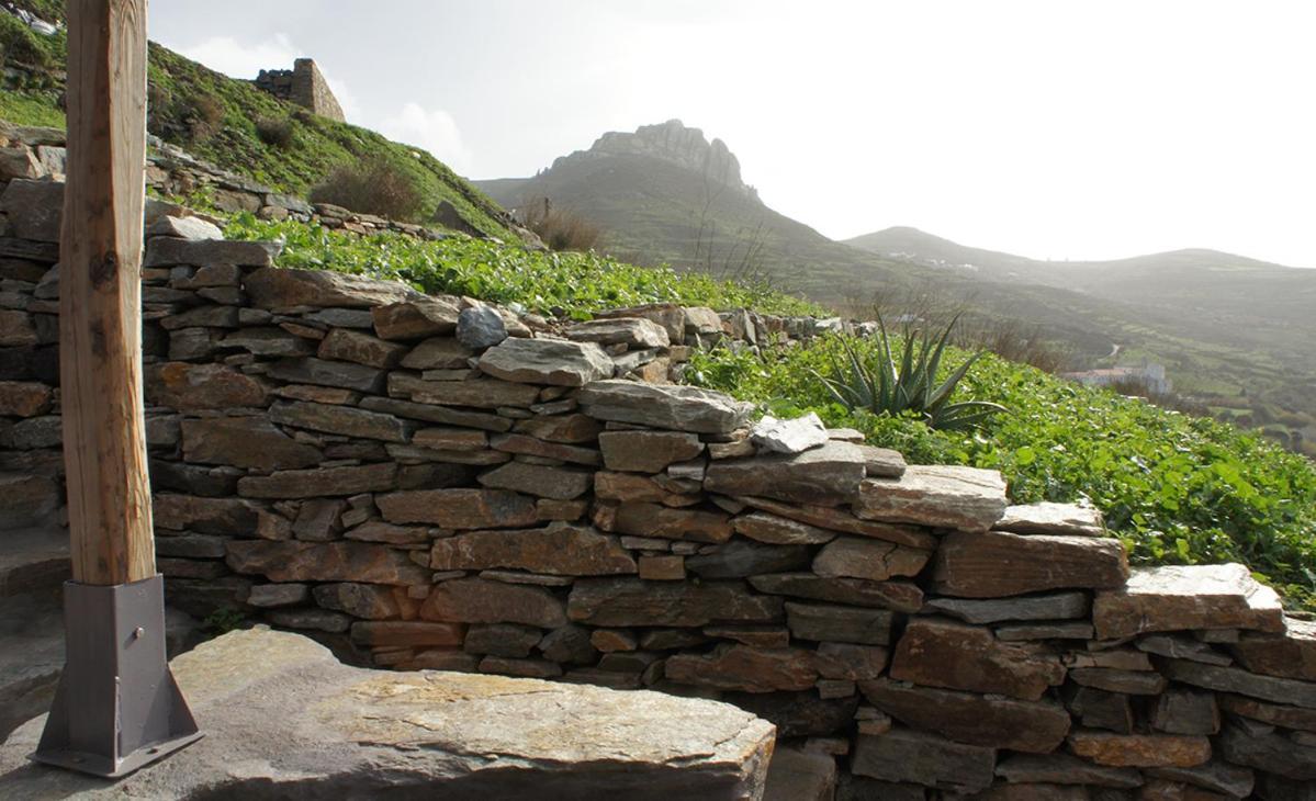 Alonaki Tinos Rental Cottage House Skaladhos Bagian luar foto